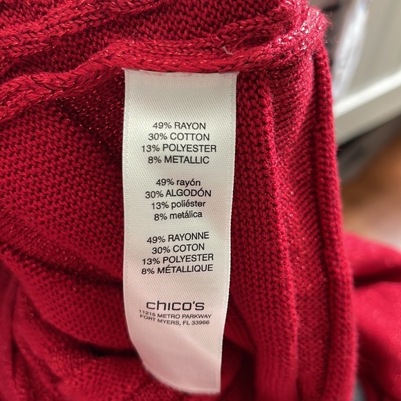 Euc Chico’s Long Sleeve Sweater. - Picture 4 of 5